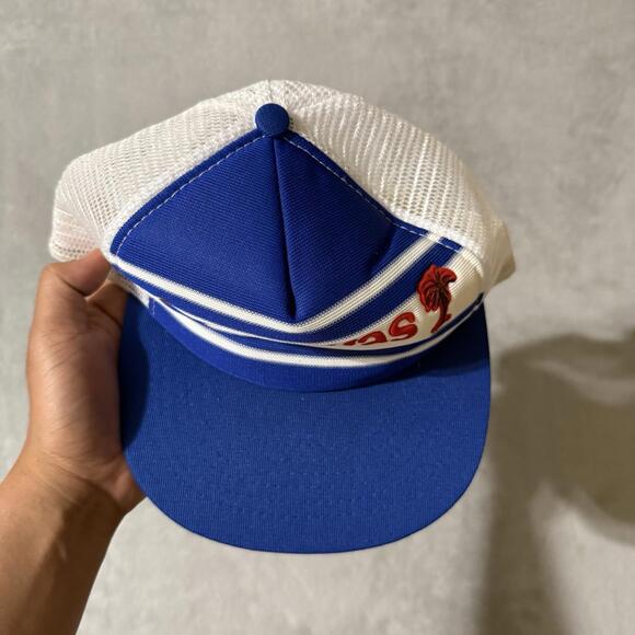 Vintage Bahamas Palm Tree Trucker Snapback Mesh Cap Men’s - Picture 2 of 6